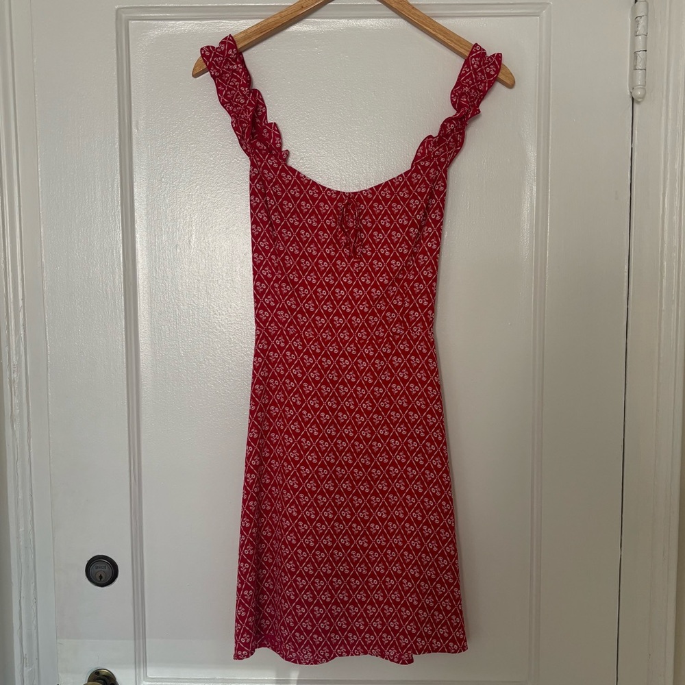 Aritzia Sunday Best Red Sundress